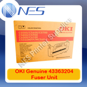OKI Genuine 43363204 Fuser Unit for C5550MFP/C5600/C5700/C5800/C5900/MC560 (60K)
